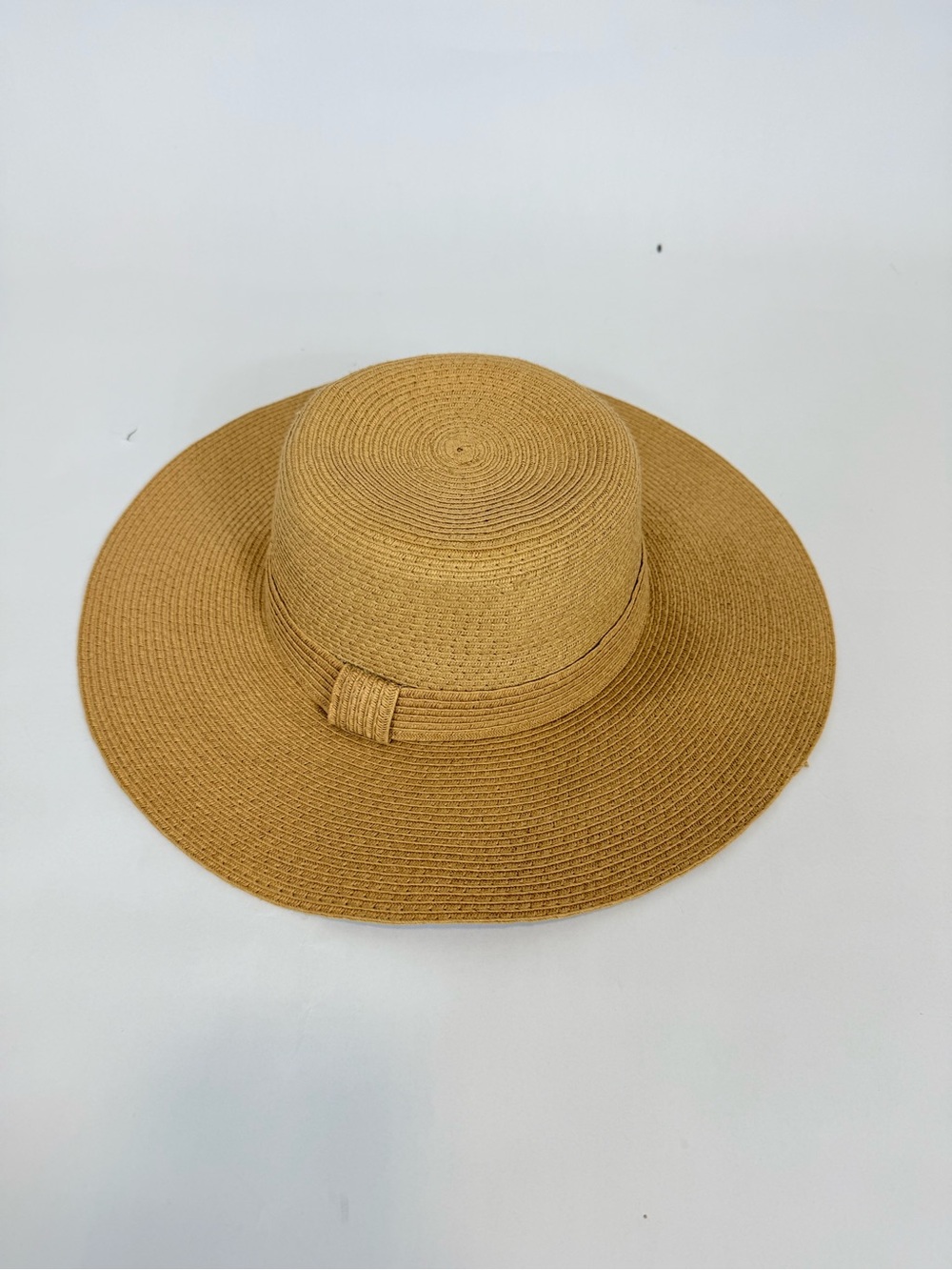 Pins & Needles Wide Brim Paper Straw Hat in Tan